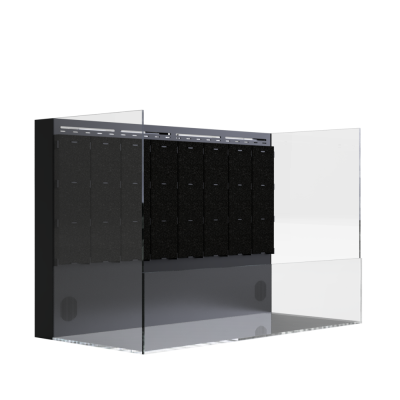 DECONATURE PA 90 Аквариум с интегрированным палюдариумом (W90хD45х60H) v2